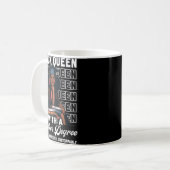 Black Queen Masters Degree Afstuderen Opgeleide Me Koffiemok (Voorkant links)