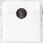 Black Queen Masters Degree Afstuderen Ronde Sticker (Tas)