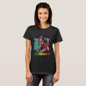 Black Queen Masters Graduation Girl Mastered It T-shirt (Voorkant volledig)