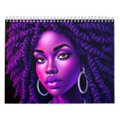 Black Queen Melanin Afrocentric Sista Dreads Locs Kalender (Hoes)