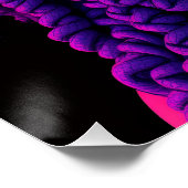 Black Queen Melanin Afrocentric Sista Dreads Locs Perfect Poster (Hoek)