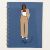 Black Queen, Melanin Queen, African American Pl Planner (Voorkant)