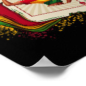 Black Queen of Hearts kaartspel Proud Black H Poster (Hoek)