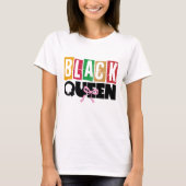 Black Queen - T-shirt met geschiedenis (Voorkant)