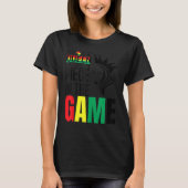 Black Queen The Most Powerful Piece The Game Black T-shirt (Voorkant)