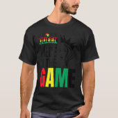 Black Queen The Most Powerful Piece The Game Black T-shirt (Voorkant)