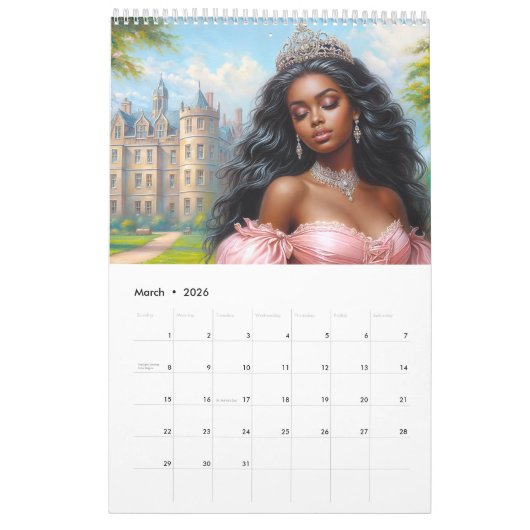 Black Queens and Princesses Royal Kalender (Mar 2026)