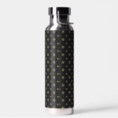 Black Quilt Star Insulated Water Bottle Waterfles (Links)