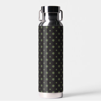 Black Quilt Star Insulated Water Bottle Waterfles