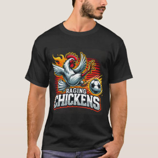 Black Raging Chickens-Shirt T-shirt