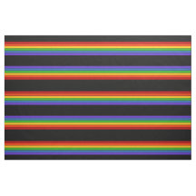 Black Rainbow Stripe Pattern