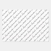 Black Ramadan Mubarak Bilingual Inpakpapier Vel (Voorkant)