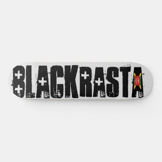 BLACK RASTA-skateboard Persoonlijk Skateboard (Horizontaal)