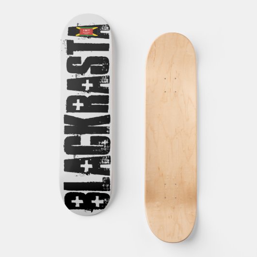BLACK RASTA-skateboard Persoonlijk Skateboard (Voorkant)