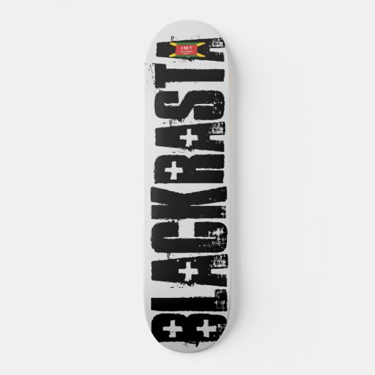BLACK RASTA-skateboard Persoonlijk Skateboard (Voorkant)