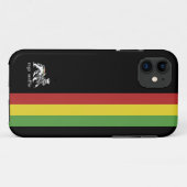 Black Rasta Stripe Iphone 5 Hoesje (Achterkant (horizontaal))