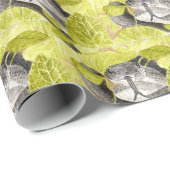 Black Rat Snake Cadeaupapier (Rol Hoek)