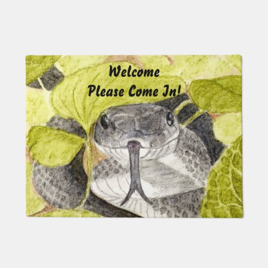 Black Rat Snake Deurmat (Voorkant)