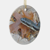 Black Rat Snake - Elaphe obsoleta obsoleta Keramisch Ornament (Rechts)