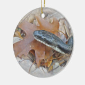 Black Rat Snake - Elaphe obsoleta obsoleta Keramisch Ornament (Links)