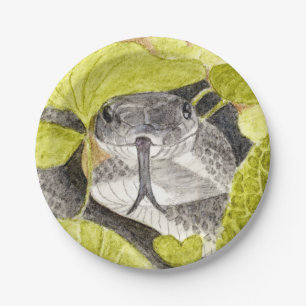 Black Rat Snake Papieren Bordje