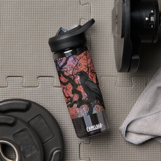 Black Raven and Gnarly Japanese Maple Waterfles (Sportschool (Gedraaid) )