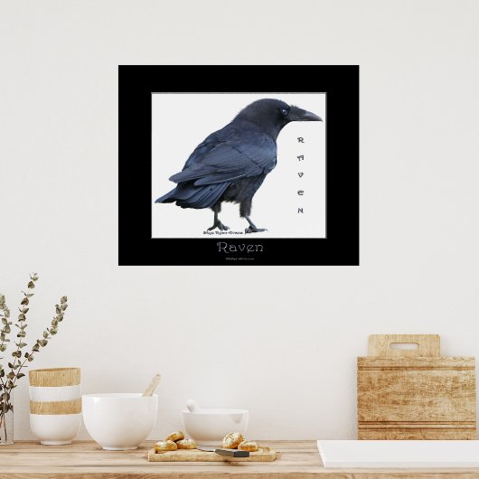 BLACK RAVEN Art Poster (Keuken)
