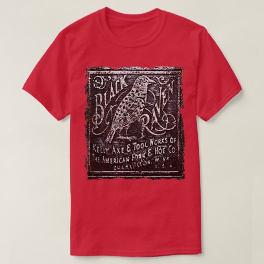 Black Raven Ax 1 T-shirt (Design voorkant)