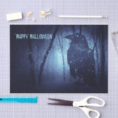 Black Raven Blue Forest Halloween Party Tissuepapier (Craft)