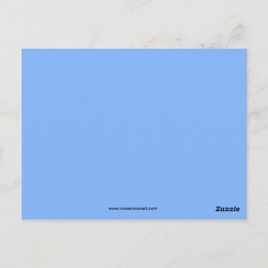 Black Raven Collage Card Briefkaart (Achterkant)