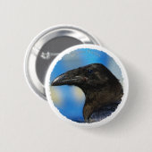 BLACK RAVEN COLLECTIE RONDE BUTTON 5,7 CM (Voorkant /achterkant)