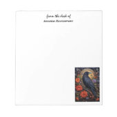 Black Raven Dark Gothic Notitieblok (Voorkant)