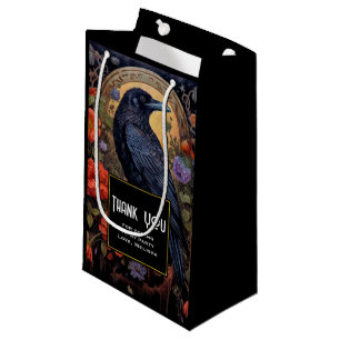 Black Raven Dark Gothic Party Dank u Klein Cadeauzakje