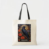 Black Raven Dark Gothic Tote Bag (Voorkant)