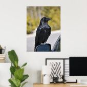 Black Raven - Fine Art Print (Thuiskantoor)