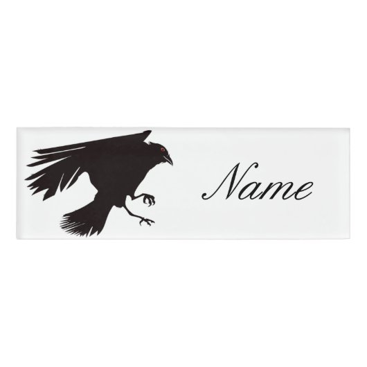 Black Raven Flying Thunder_Cove Naambadge (Voorkant)