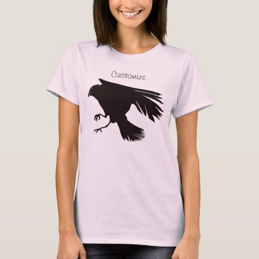 Black Raven Flying Thunder_Cove T-shirt (Voorkant)
