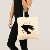 Black Raven Flying Thunder_Cove Tote Bag (Voorkant (product))