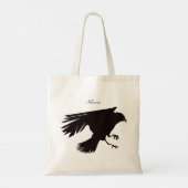Black Raven Flying Thunder_Cove Tote Bag (Achterkant)
