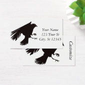 Black Raven Flying Thunder_Cove Visitekaartje (Bureau)