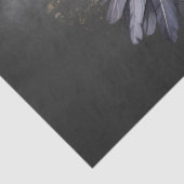 Black Raven Gotische Waterverf Tissuepapier (Detail)