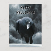 Black Raven Halloween Briefkaart (Voorkant)