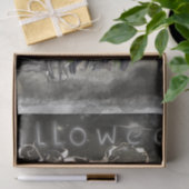 Black Raven Moon Dead Floral Halloween Tissuepapier (Geschenk)