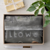 Black Raven Moon Dead Floral Halloween Tissuepapier (Geschenk)