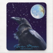 BLACK RAVEN & MOON Mousepad serie Muismat (Voorkant)