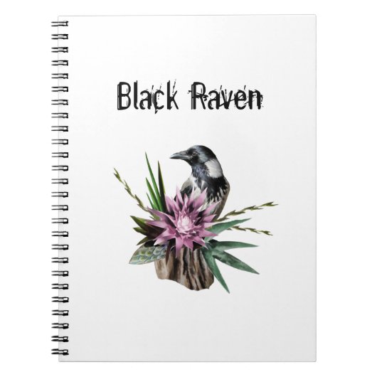 Black Raven Notitieboek (Voorkant)