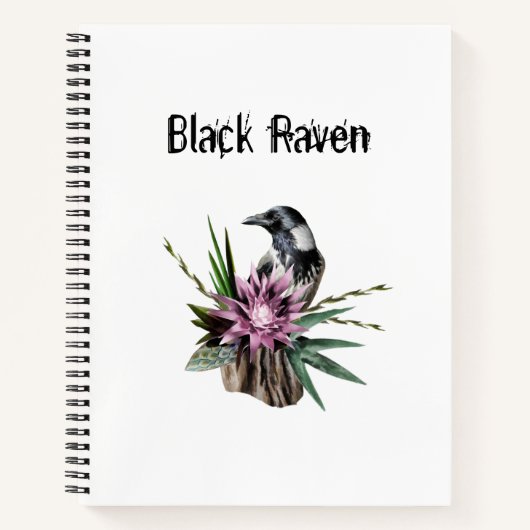Black Raven Notitieboek (Voorkant)