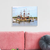 Black Raven Pirate Ship Wrapped Canvas (Insitu (Woonkamer))