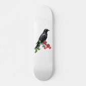 Black Raven & Red Roses Skate Deck (Voorkant)