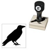 Black Raven Rubberstempel (Gestempeld)